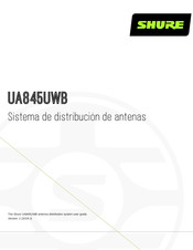 Shure UA845UWB Manual De Instrucciones