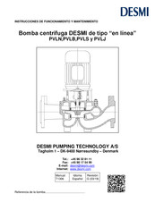 Desmi PVLJ Serie Instrucciones De Funcionamiento
