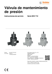 Stübbe DHV 712 Serie Instrucciones De Servicio