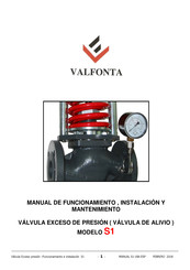 VALFONTA S1 Manual De Funcionamiento