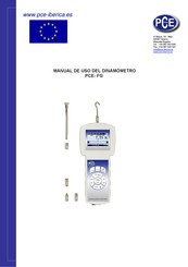 PCE Instruments PCE-FG Manual De Uso