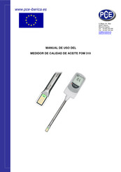 PCE Instruments FOM 310 Manual De Uso