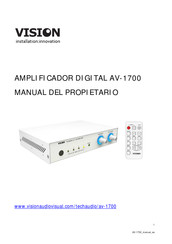 Vision AV-1700 Manual Del Propietário