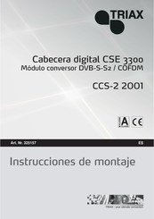 Triax CCS-2 2001 Instrucciones De Montaje