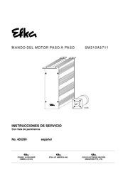 Efka SM210A5711 Instrucciones De Servicio