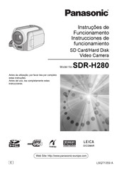 Panasonic SDR-H280 Instrucciones De Funcionamiento