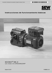 Sew Eurodrive MOVIMOT MM11D233-00 Instrucciones De Funcionamiento