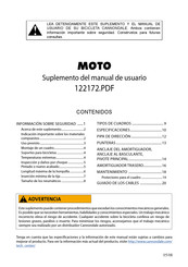 Cannondale MOTO Manual De Usuario