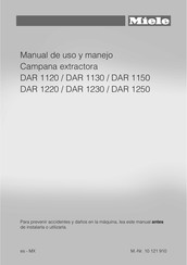 Miele DAR 1120 Manual De Uso