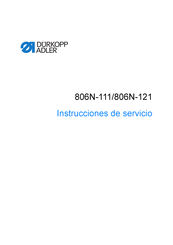 DURKOPP ADLER 806N-121 Instrucciones De Servicio