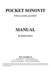 NEW AGE POCKET SONOVIT Manual De Instrucciones