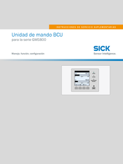 SICK GMS800 Serie Instrucciones De Servicio