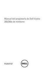 Dell Vostro 260 Manual Del Propietário