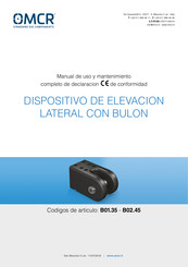 OMCR B02.45 Manual De Uso Y Mantenimiento