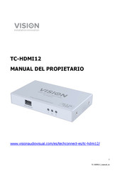 Vision TC-HDMI12 Manual Del Propietário