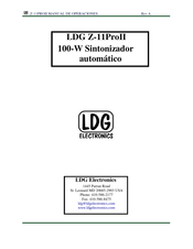 LDG Electronics Z-11ProII Manual De Operaciones