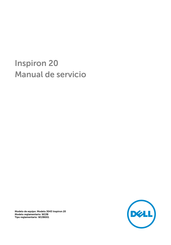 Dell Inspiron 20 Manual De Servicio