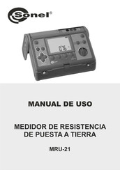 Sonel MRU-21 Manual De Uso