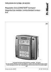 ProMinent DULCOMETER Compact Instrucciones De Montaje Y De Servicio