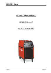 Cebora PLASMA PROF 163 ACC Manual De Servicio