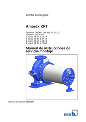 KSB Amarex KRT Serie Manual De Instrucciones