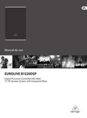 Behringer EUROLIVE B1220DSP Manual De Uso