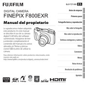 FujiFilm FINEPIX F800EXR Manual Del Propietário