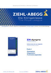 ZIEHL-ABEGG ZA dynpro Instrucciones De Uso