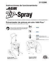 ASM Zip-Spray 1900 Plus Instrucciones De Funcionamiento