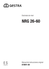 GESTRA NRG 26-60 Manual De Instrucciones