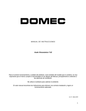 Domec T-02 Manual De Instrucciones