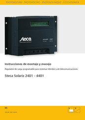 Steca Elektronik Solarix 2401 Instrucciones De Montaje Y Manejo