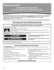 KitchenAid KRFF300EWH Instrucciones Para El Usuario