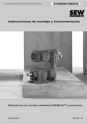 Sew Eurodrive VARIBLOC VU 51 Instrucciones De Montaje Y Funcionamiento