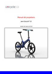 Gocycle G3 Manual Del Propietário