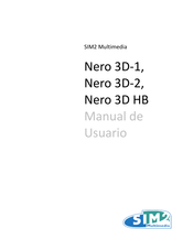 Sim2 Multimedia Nero 3D HB Manual De Usuario