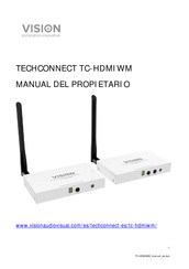 Vision TECHCONNECT TC-HDMIWM Manual Del Propietário