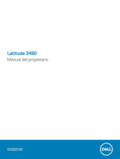 Dell Latitude 3480 Manual Del Propietário
