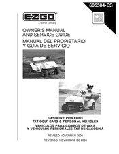 E-Z-GO TXT GASOLINA - FREEDOM LE - CARB Manual Del Propietário