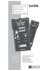 Chauvin Arnoux C.A 7010 Manual De Instrucciones