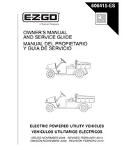 Textron E-Z-GO MPT 800 Manual Del Propietário