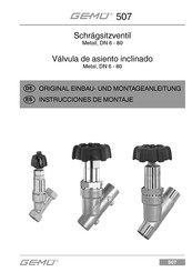 GEMÜ 507 Instrucciones De Montaje