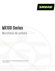 Shure MX184 Manual De Instrucciones