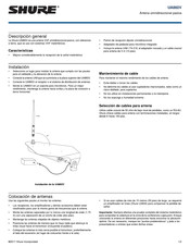 Shure UA860V Guía De Usuario