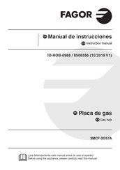 Fagor 3MCF-2GSTA Manual De Instrucciones