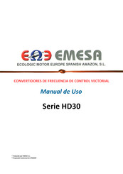 EMESA HD30-2D011G Manual De Uso