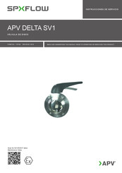 SPX Flow APV DELTA SV1 Instrucciones De Servicio