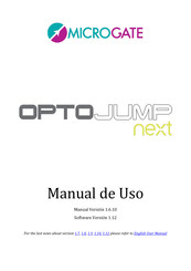 Microgate OPTOJUMP next Manual De Uso