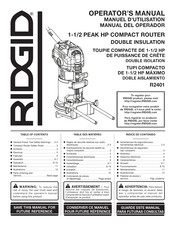 Ridgid R2401 Manual Del Operador