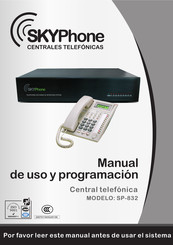 SkyPhone SP-832 Manual De Uso Y Programación